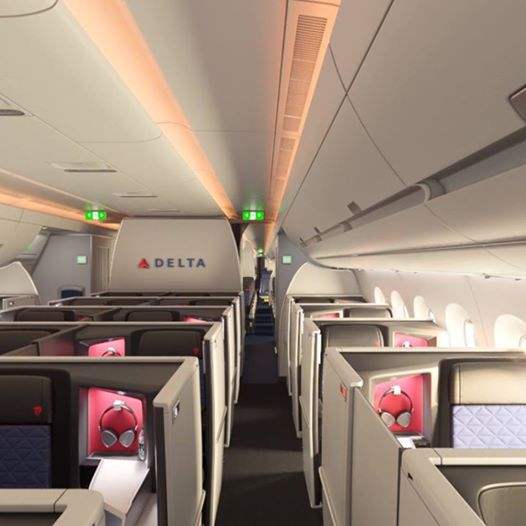 Delta installe des suites privatives sur ses A350