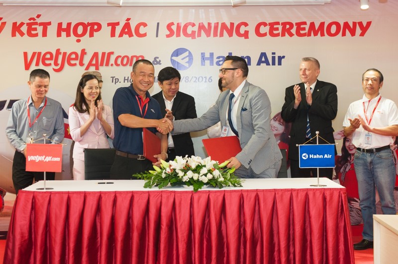 Hahn Air et Vietjet ont signé un accord interlignes