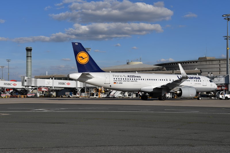 L’A320neo de Lufthansa vole vers Paris