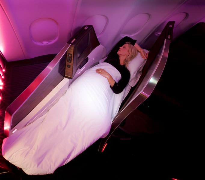 Virgin Atlantic veut aider les voyageurs d'affaires à mieux dormir en vol