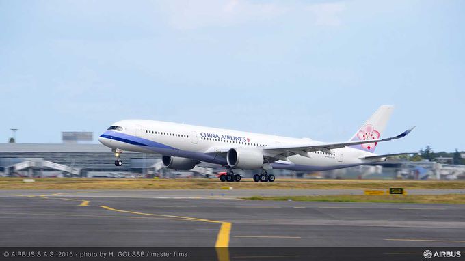 China Airlines a reçu son premier A350-900