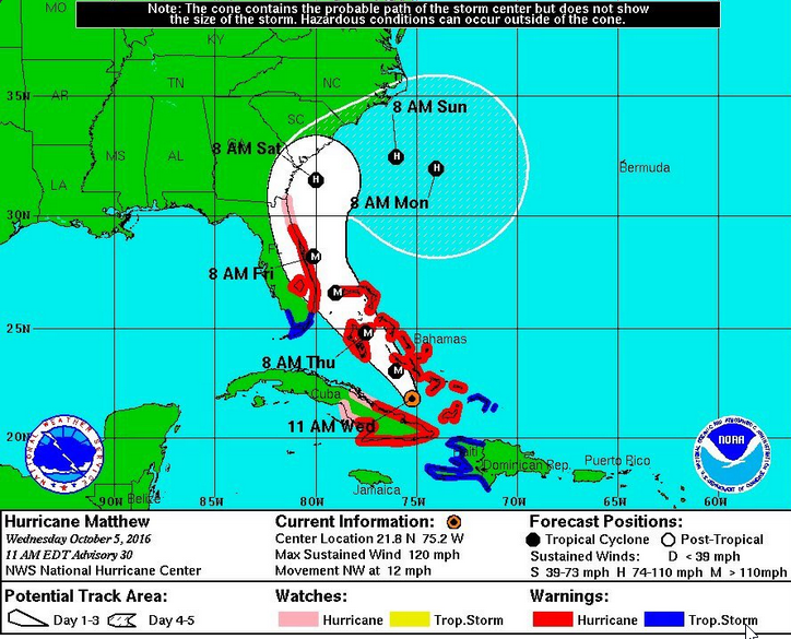 La Floride en alerte Ouragan, les vols perturbés