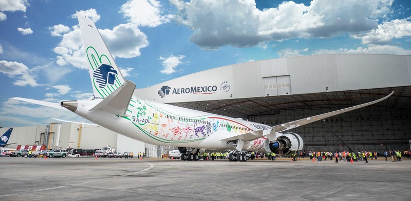 Aeromexico présente son B787-9