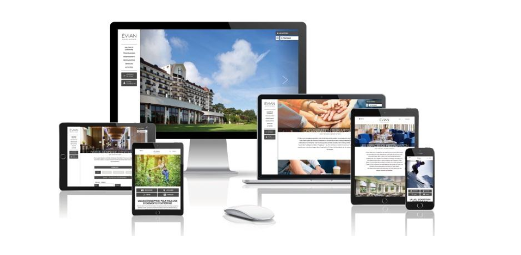 Evian Resort lance un site Corporate