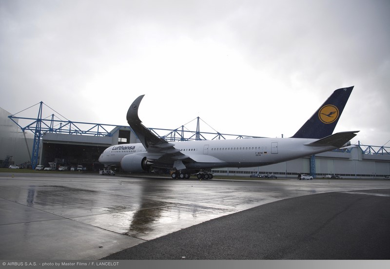 L’A350-900 de Lufthansa sera livré le 19 décembre