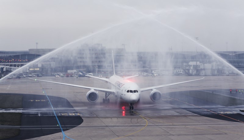 Le Boeing 787 d'Air France s'est posé à Roissy