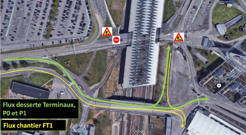 Lyon-Saint Exupéry, les voies d’accès à l’aéroport sont modifiées