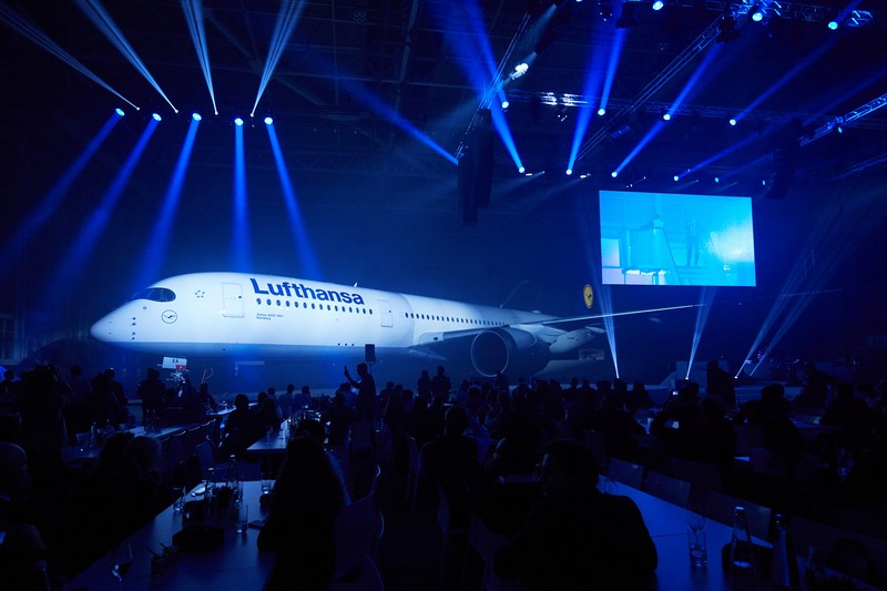 Lufthansa présente son A350-900