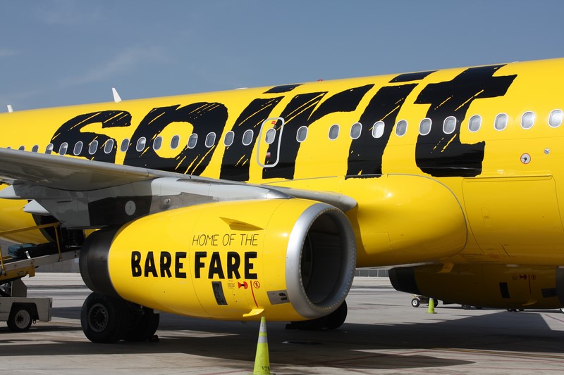 Spirit Airlines réduit la taille des bagages gratuits de 25%