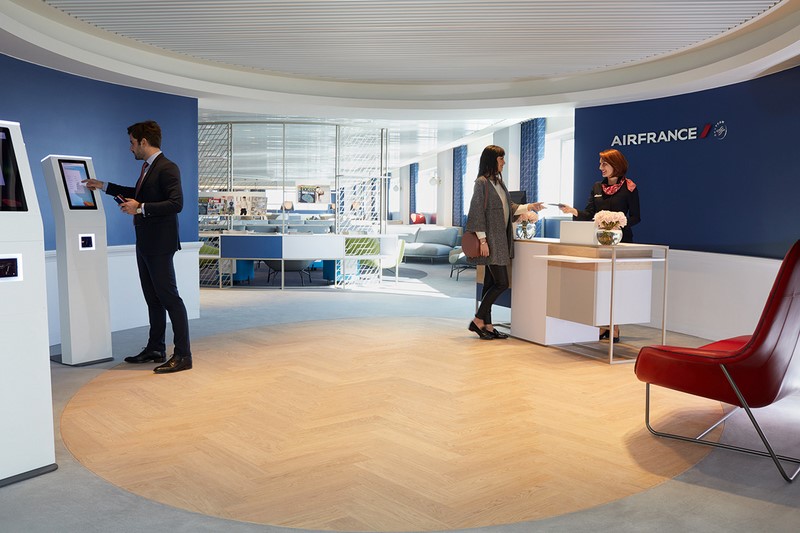 Air France mise sur le chic parisien pour son nouveau salon du 2G de Roissy