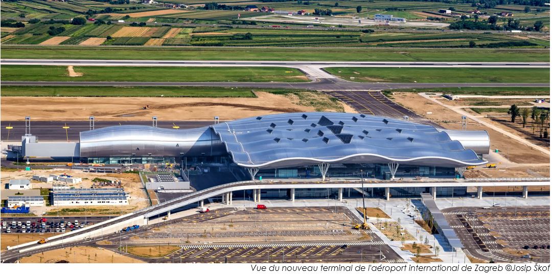 Le nouveau terminal de l'aéroport de Zagreb a ouvert ses portes