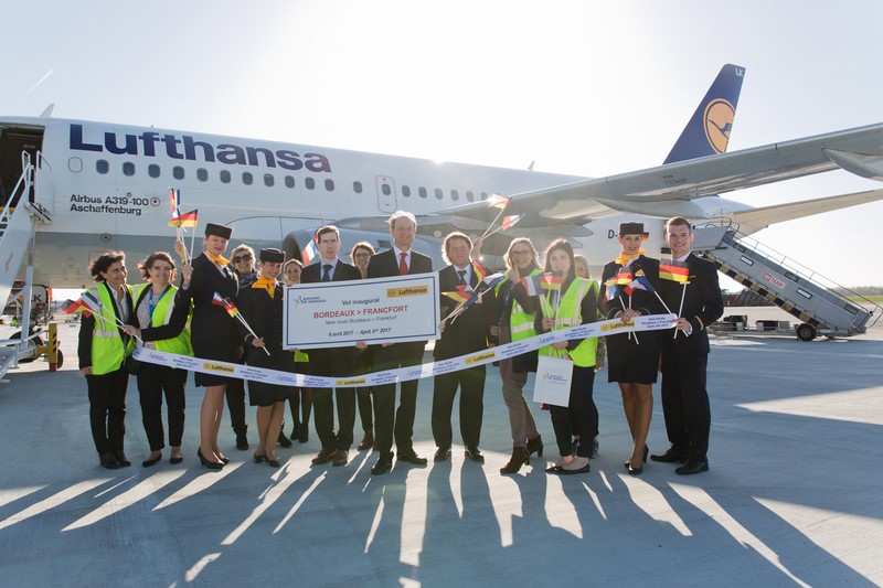 Lufthansa a inauguré son Bordeaux-Francfort