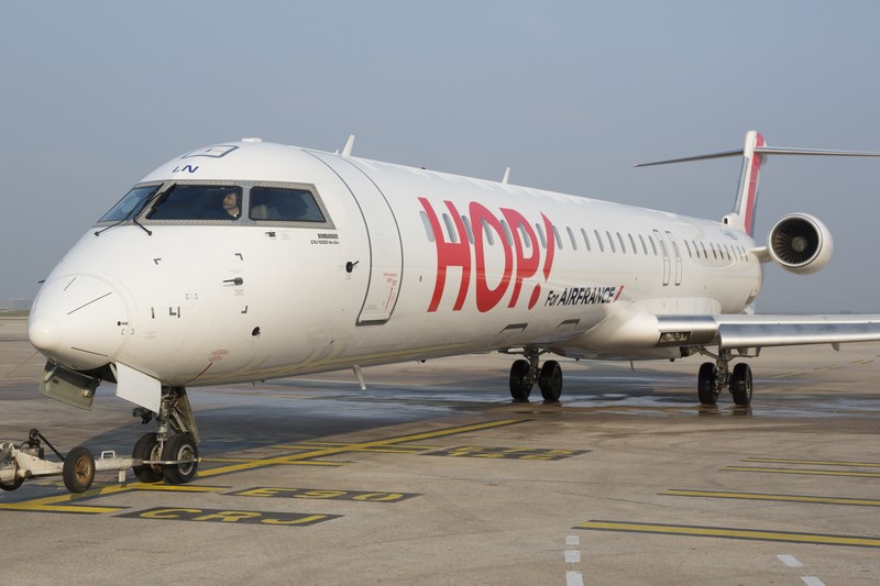 Hop! Air France : trafic en hausse à Perpignan