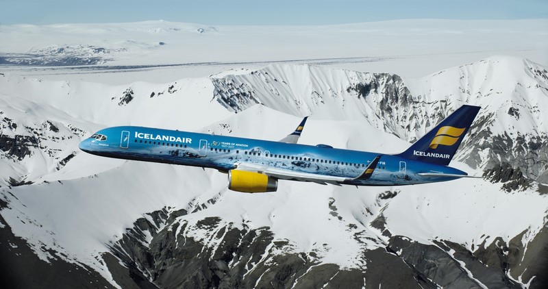 Icelandair s'offre une livrée glaciale pour ses 80 ans (+vidéo)