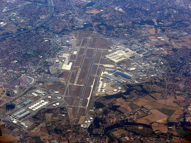 Travaux et embouteillages entre l'aéroport de Blagnac et Toulouse