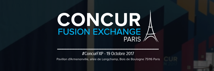 Concur Fusion Exchange Paris aura lieu le 19 octobre 2017
