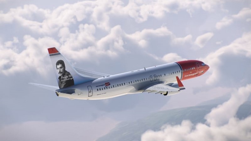 Freddie Mercury va voler avec Norwegian