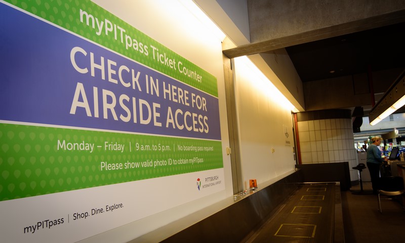 L'aéroport de Pittsburgh permet de passer la sécurité sans billet