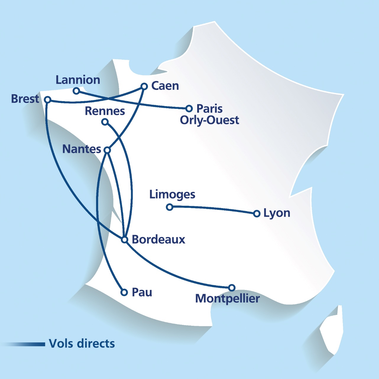 Chalair ouvre Nantes et Brest au départ de Caen