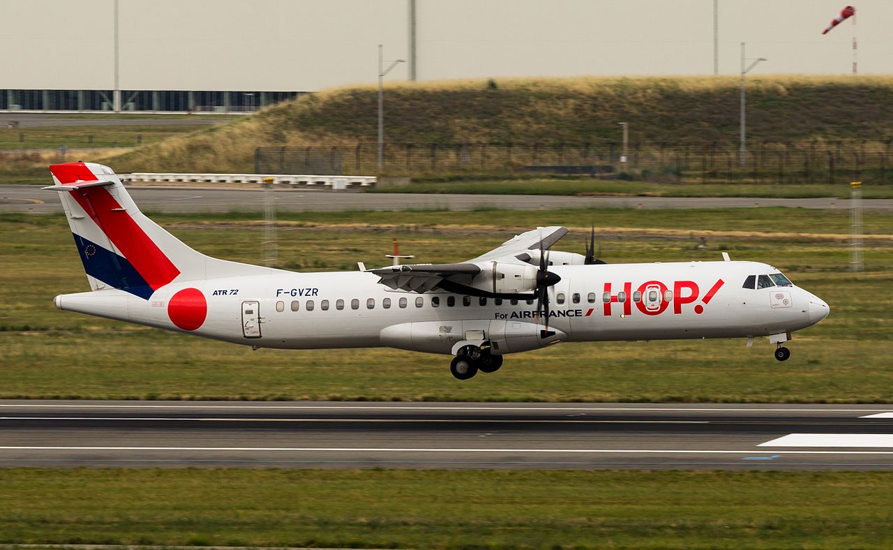 Hop! conserve un ATR 72 sur Quimper-Paris