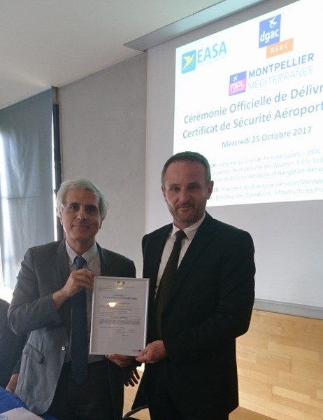 L'Aéroport de Montpellier certifié pour sa sécurité