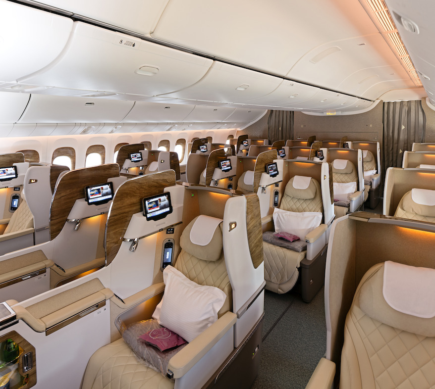 Emirates présente les nouvelles cabines de ses B777