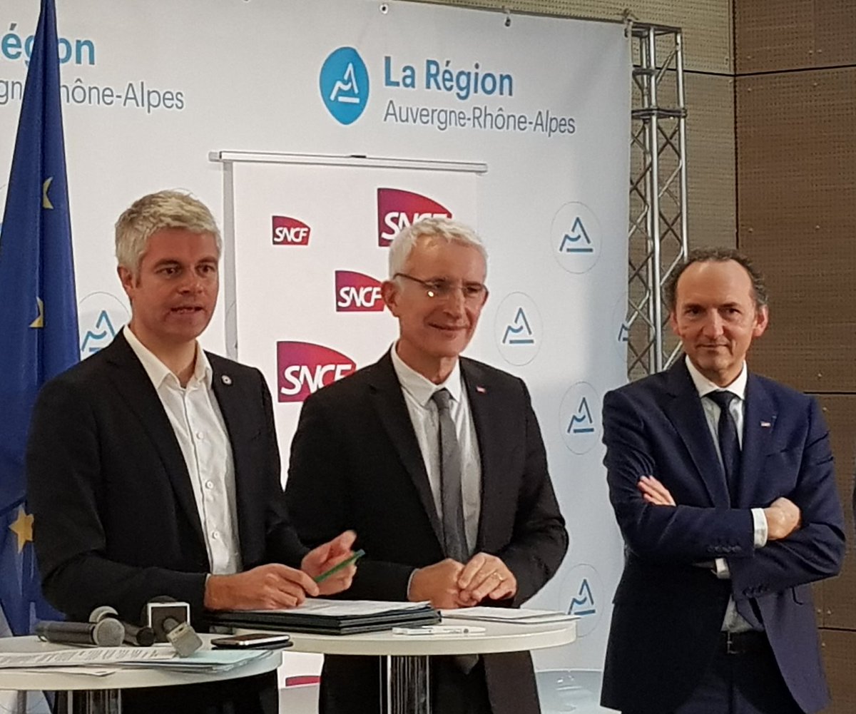 Nouvelle convention TER pour Auvergne - Rhône-Alpes