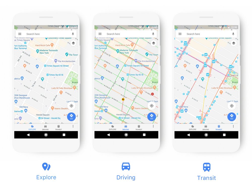 Google Maps s'offre un relooking pour être plus lisible