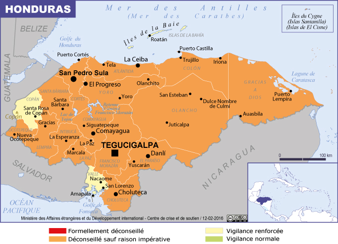 Honduras : couvre-feu supprimé mais la prudence reste de mise