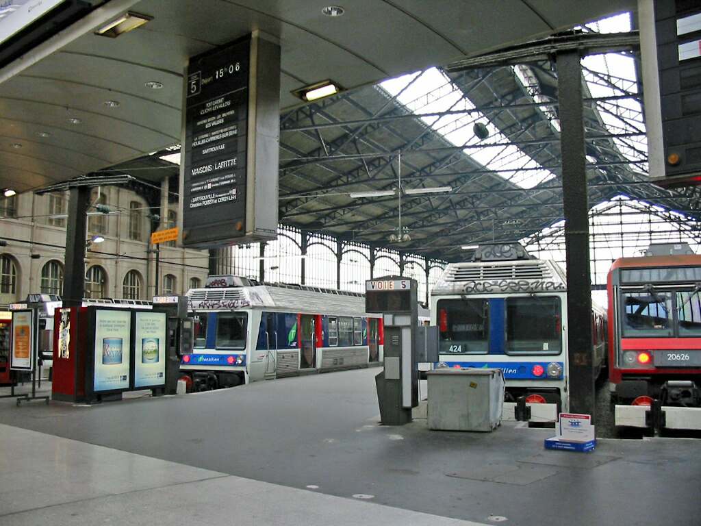 SNCF : les portiques annoncés gare Saint Lazare