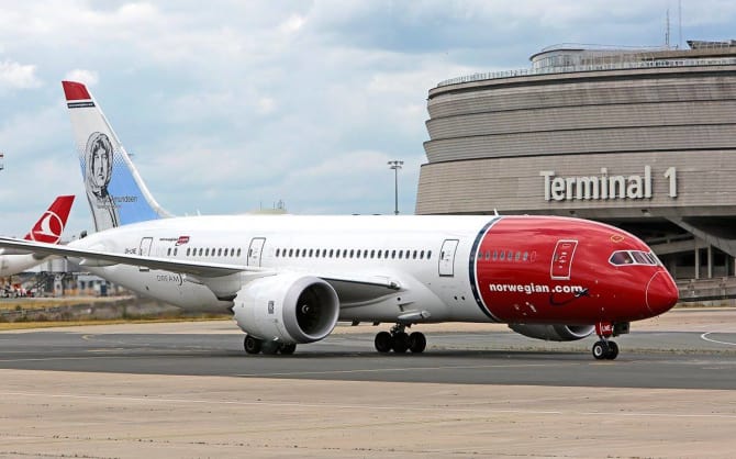 Norwegian va relier New York à Amsterdam et Madrid