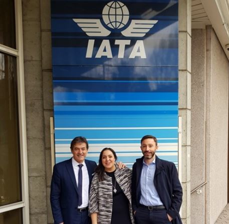 L'AFTM à la rencontre de IATA à Genève pour évoquer la NDC