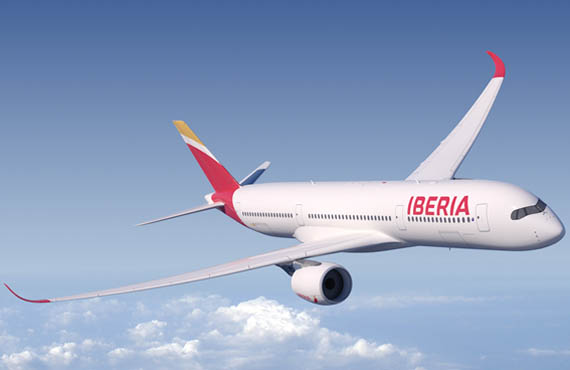 Iberia : l'A350 sur le Madrid/New York