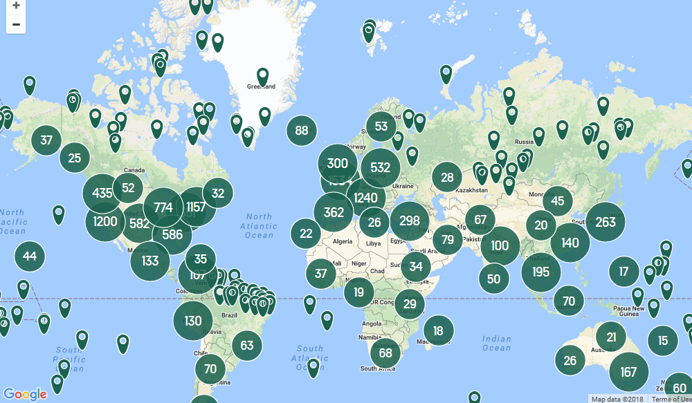 Plus de 13 000 lieux insolites à découvrir à travers le monde