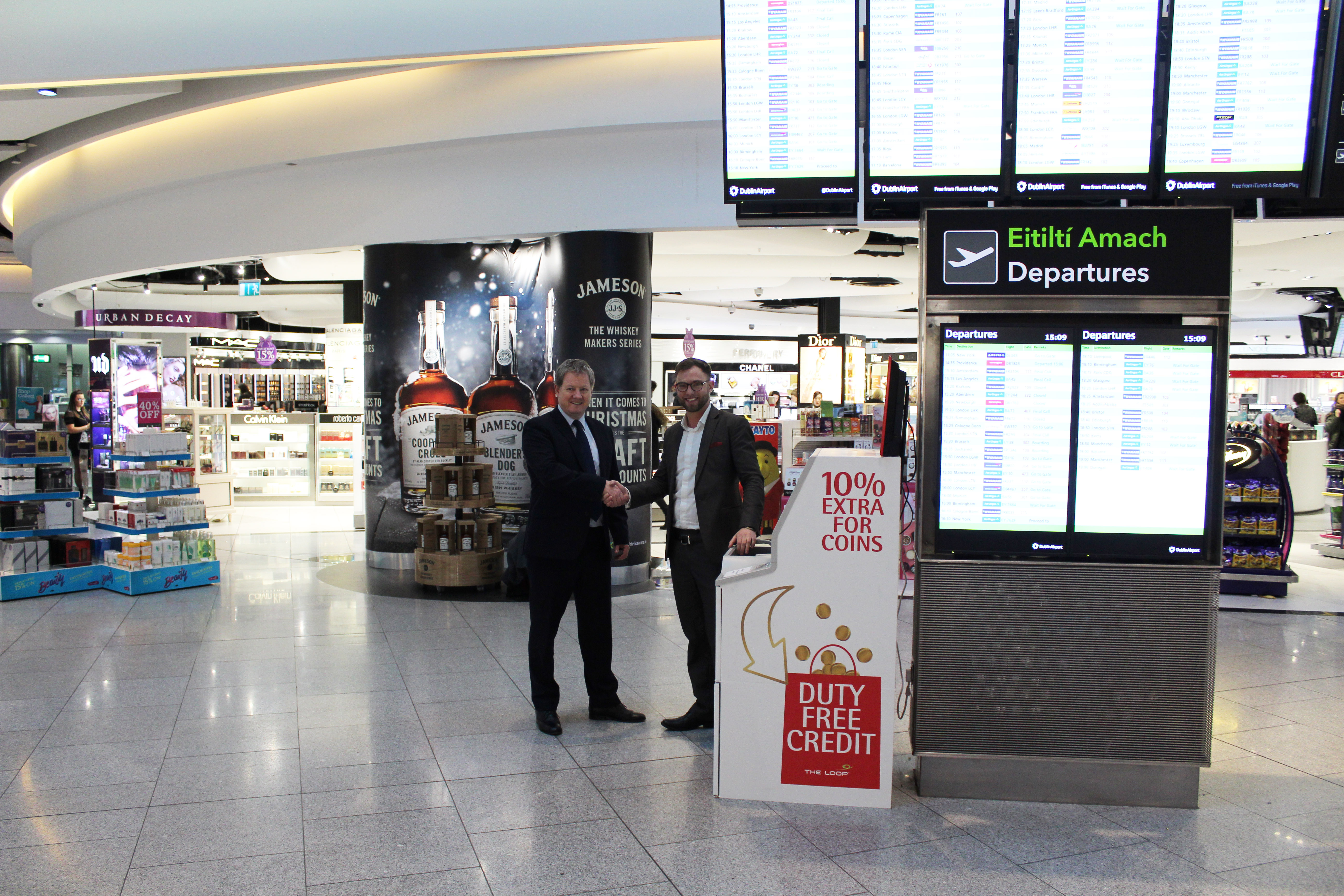 Dublin Airport : se débarrasser des petites pièces en faisant des affaires
