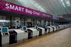 L'aéroport de Séoul se dote de nouveaux dépose-bagages