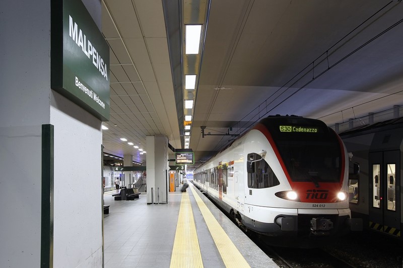 Les trains TiLo relient le canton du Tessin à Milan Malpensa