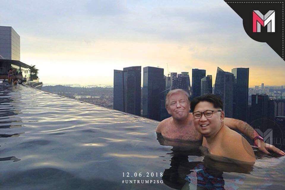 Donald et Kim à Singapour… Un drôle de voyage d'affaires !