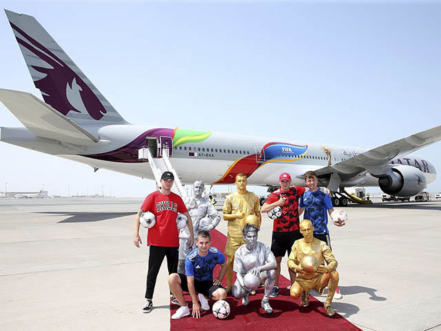 Qatar Airways compagnie officielle de la FIFA jusqu'en 2022