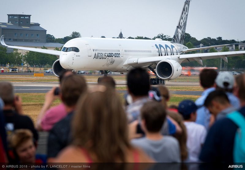 Airbus prévoit de livrer 800 avions en 2018