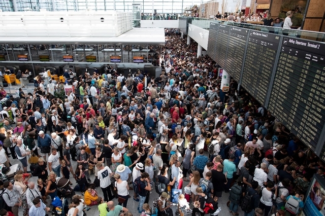 200 vols annulés et de gros retards à l'aéroport de Munich
