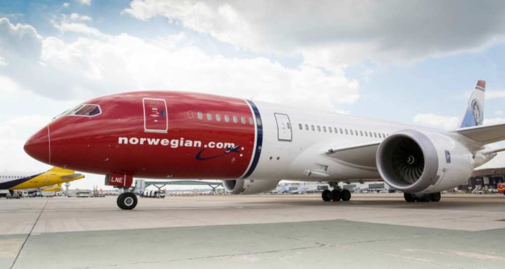 3,8 millions de passagers pour Norwegian en Juillet
