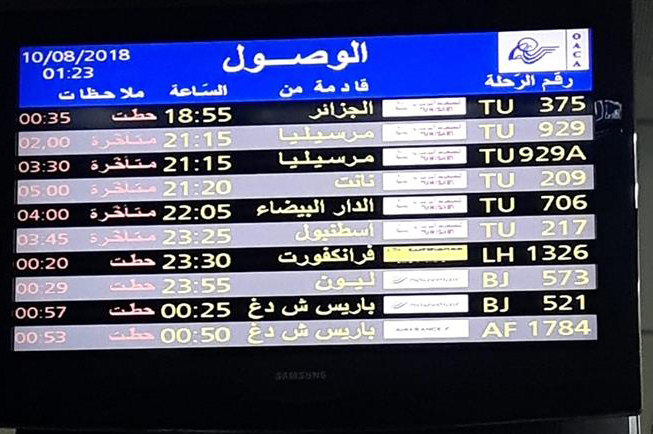 Tunisair: trafic en hausse mais les passagers se plaignent
