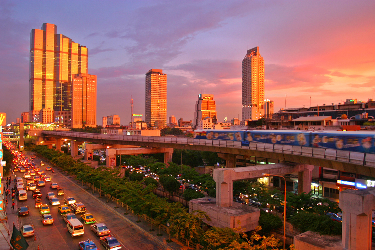 Embouteillages à Bangkok ce début de semaine