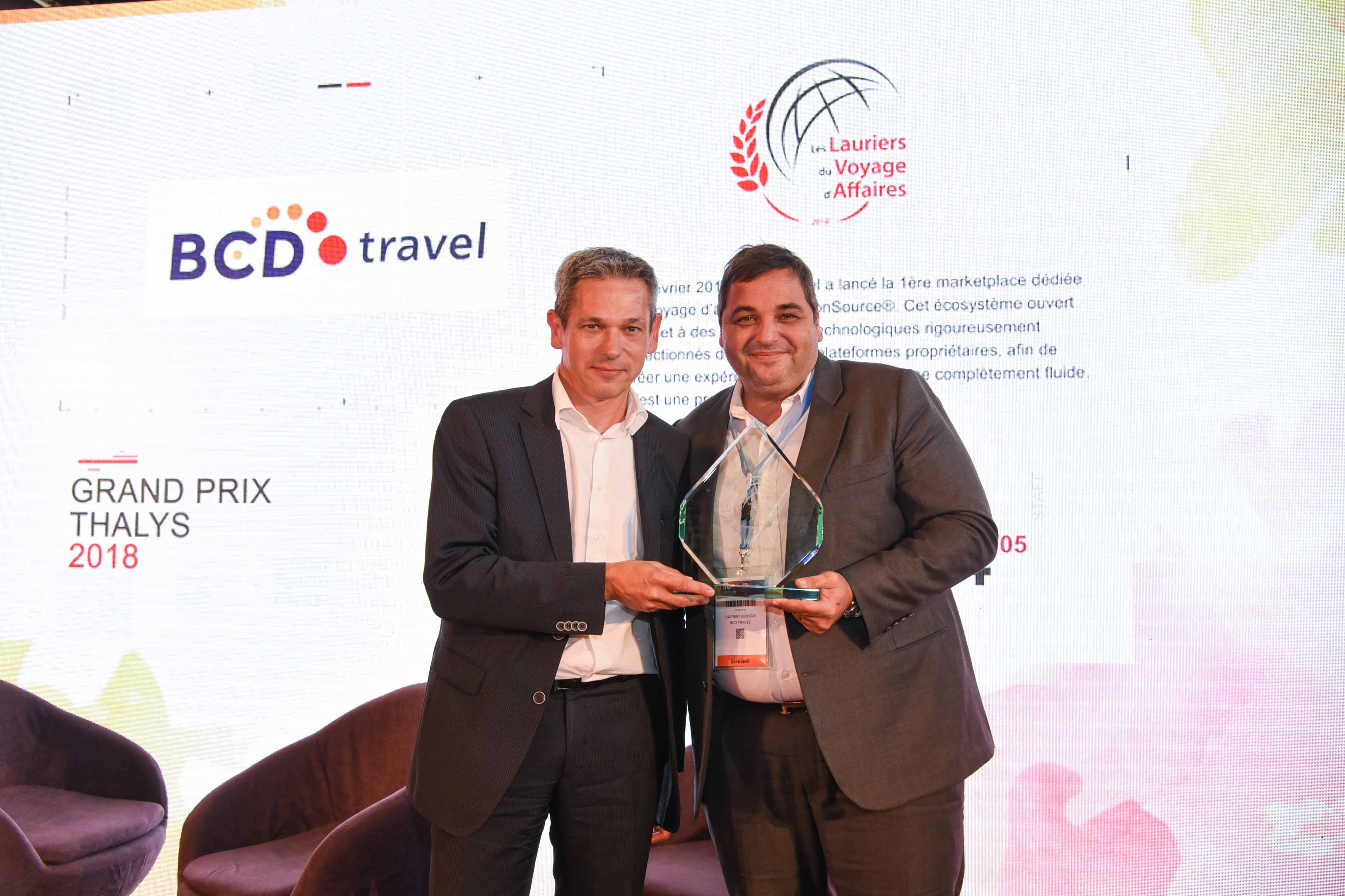 BCD Travel, Grand Prix Thalys du voyage d'affaires 2018