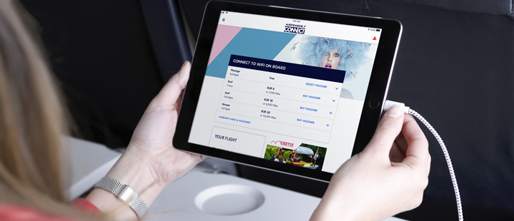 Air France lance une nouvelle offre wifi