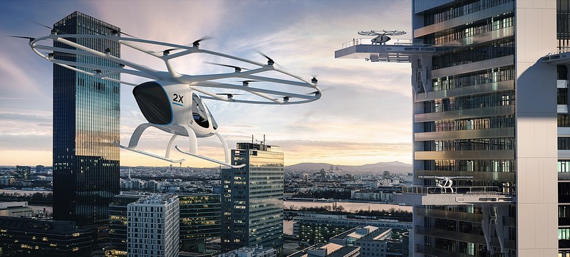 Un robot taxi volant dans le ciel de Singapour en 2019