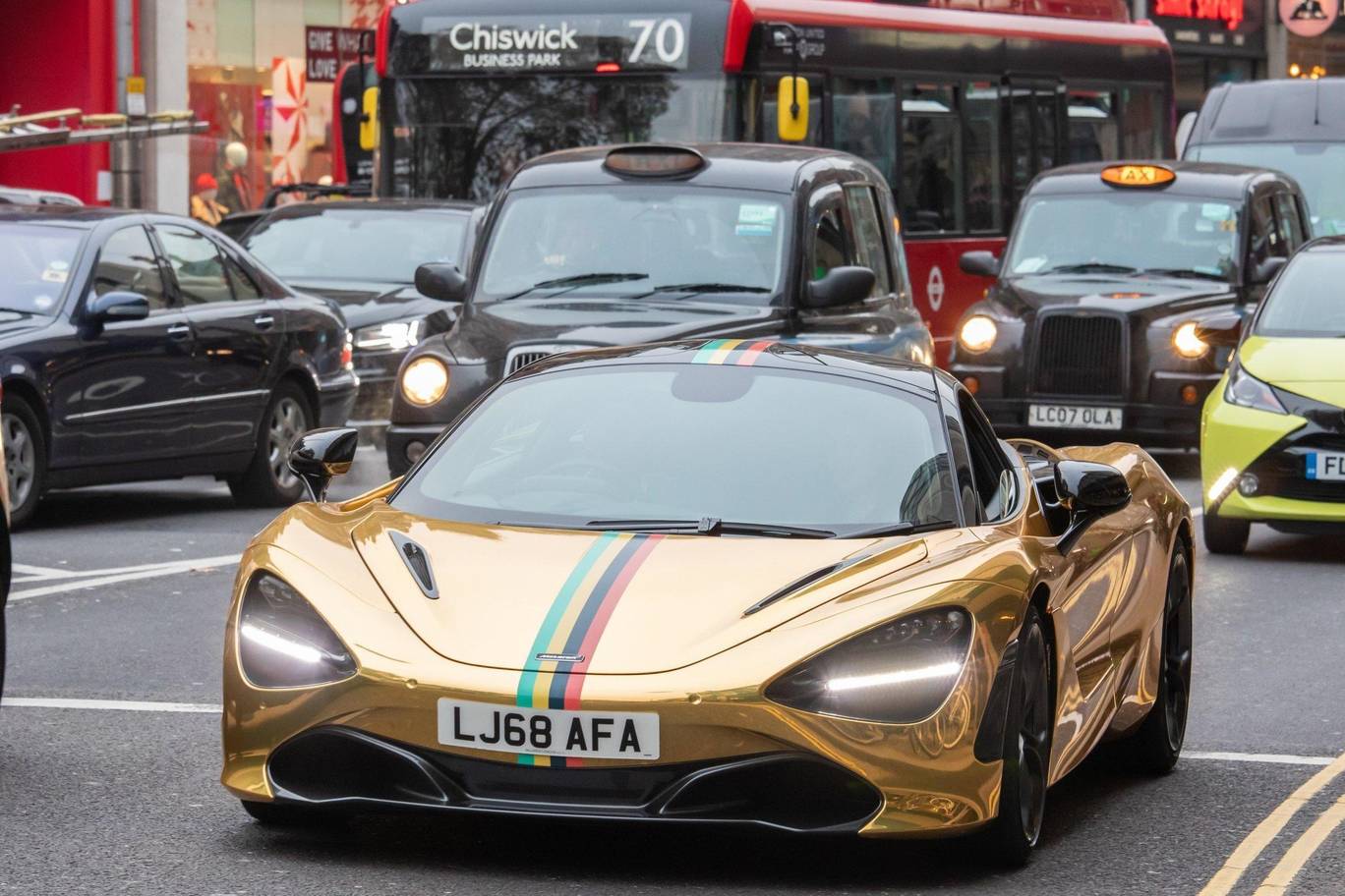 Londres: des Rolls, Ferrari et Lamborghini comme VTC
