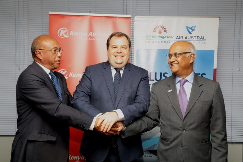 Le partenariat d'Air Austral, Air Madagascar et Kenya Airways décolle