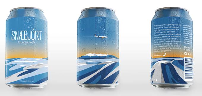 Icelandair débute l'année avec une nouvelle bière